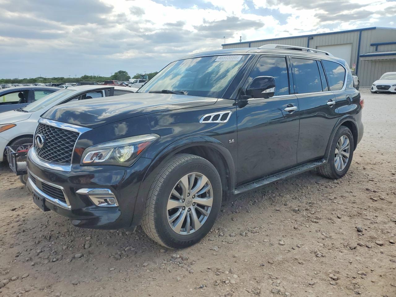 2017 Infiniti QX80 VIN JN8AZ2NE9H9158312 COPART salvage auction — Minor Dent/Scratches, TX - CERTIFICATE OF TITLE (P), sold $4,400 on 2026-07-08 (photo 1)