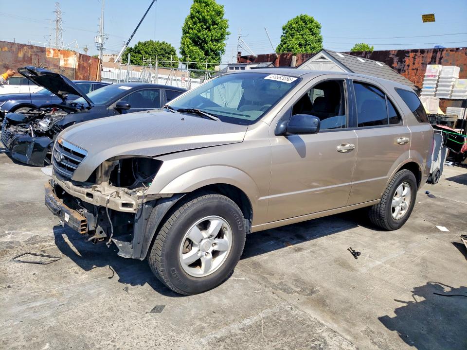 2008 Kia Sorento VIN KNDJD735785811947 COPART salvage auction — FRONT END, Ca - Salvage Certificate, sold $450 on 2026-07-15 (photo 1)