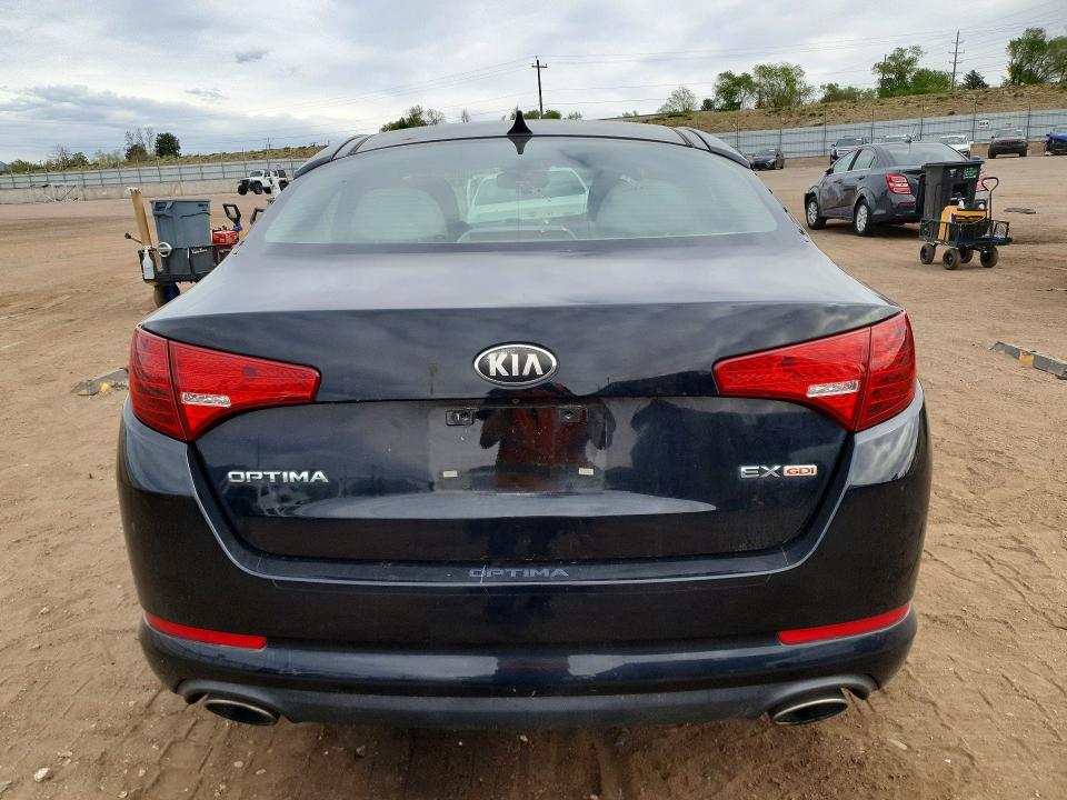 2013 Kia Optima VIN 5XXGN4A73DG247567 COPART salvage auction — MECHANICAL, Id - Salvage Certificate Of Title, sold $500 on 2026-07-08 (photo 6)