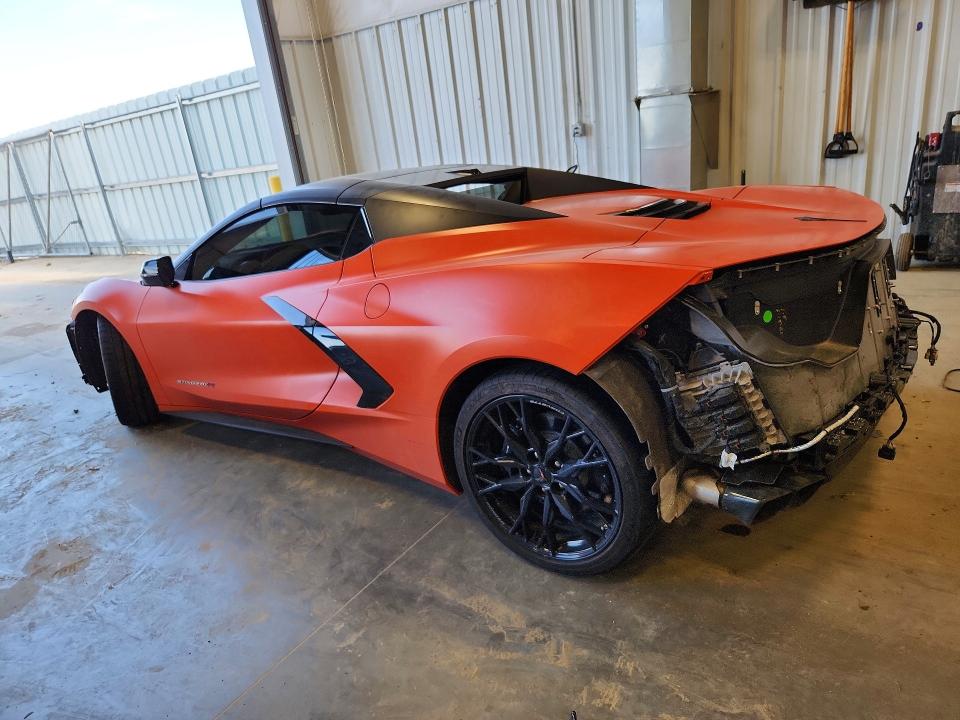 2025 Chevrolet Corvette stingray VIN 1G1YA3D49S5113152 COPART salvage auction — FRONT END, Wi - Cert Of Title-Claim Paid, sold $25,500 on 2026-09-01 (photo 2)