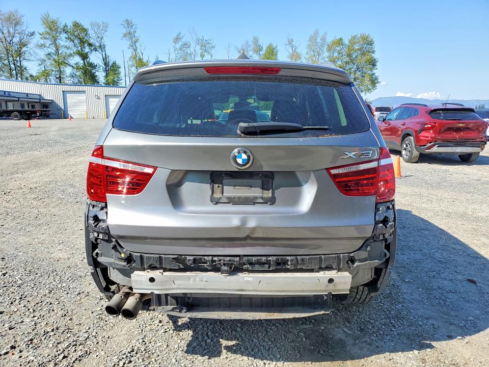 2017 BMW X3 VIN 5UXWZ7C30H0X40138 COPART salvage auction — REAR END, Salvage Title, sold $3,150 on 2026-07-20 (photo 6)