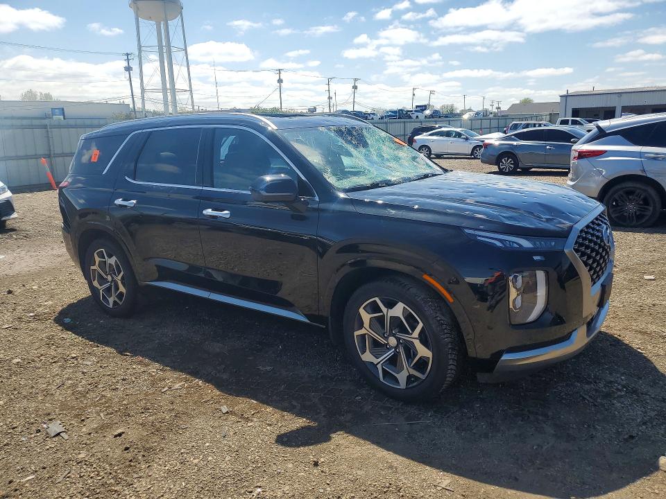 2022 Hyundai Palisade VIN KM8R7DHE7NU426600 COPART salvage auction — HAIL, Il - Salvage Certificate, sold $5,200 on 2026-07-29 (photo 4)