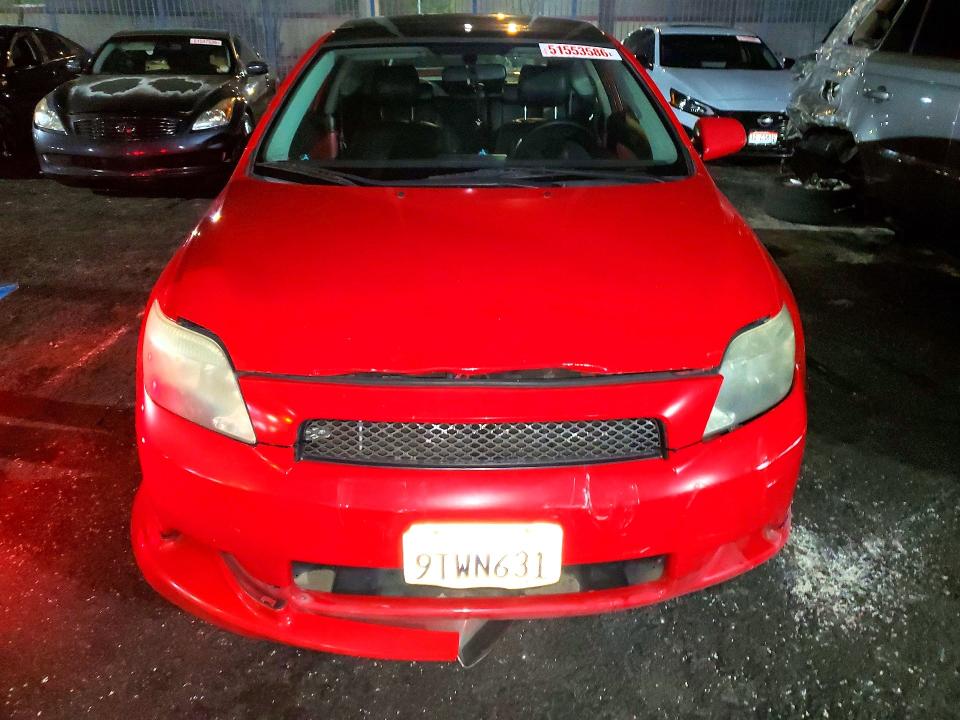 2005 Scion Tc VIN JTKDE177950051380 COPART salvage auction — FRONT END, Nv - Salvage Title, sold $200 on 2026-07-02 (photo 5)
