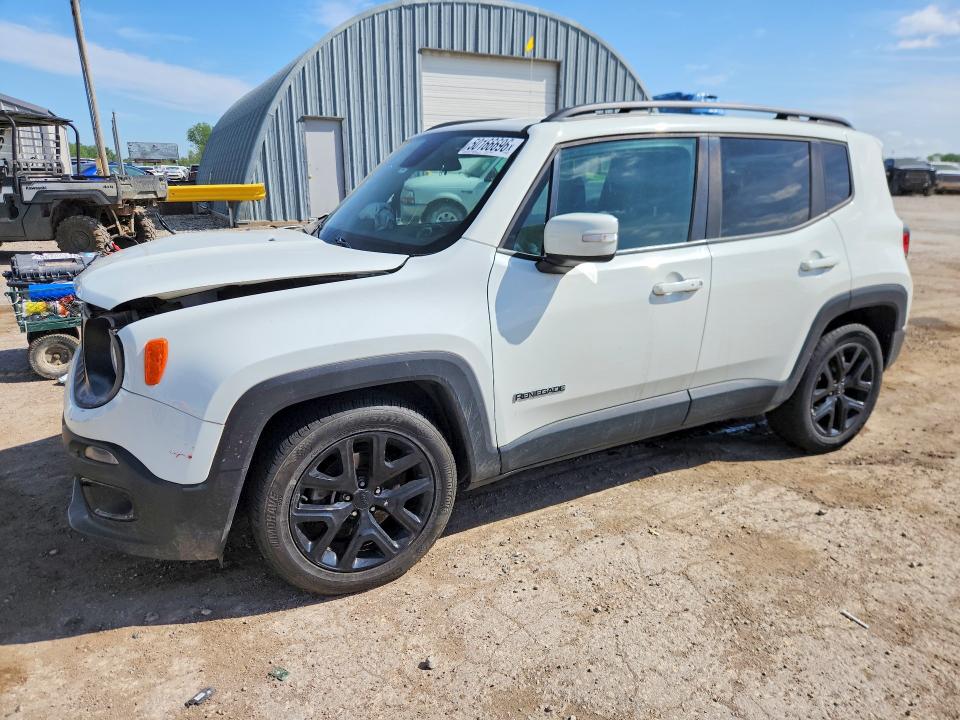 2017 Jeep Renegade VIN ZACCJABB9HPF15633 COPART salvage auction — FRONT END, Ks - Cert Of Title-Salvage, sold $700 on 2026-08-05 (photo 1)