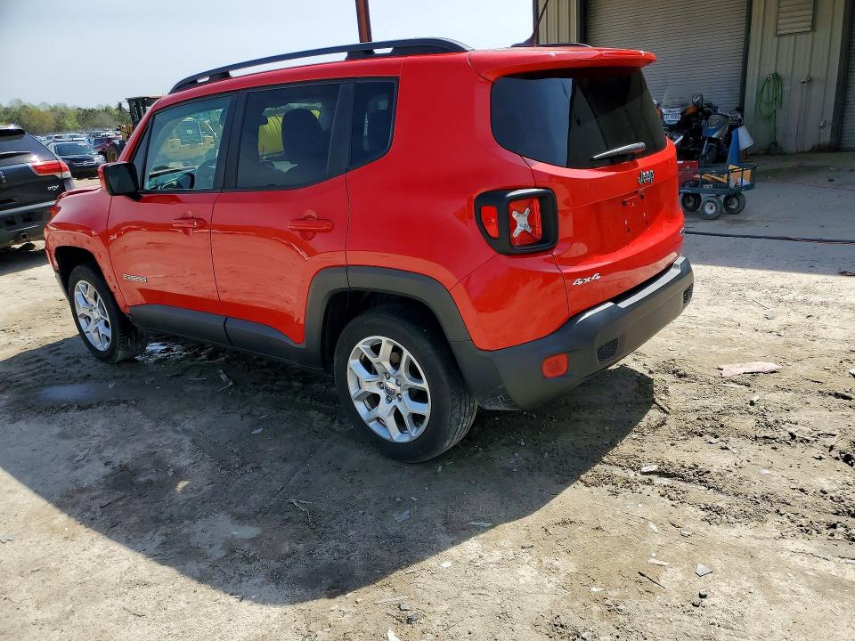 2017 Jeep Renegade VIN ZACCJBBB8HPF48936 COPART salvage auction — FRONT END, Md - Cert Of Salvage > 75% Damage, sold $1,600 on 2026-07-28 (photo 2)