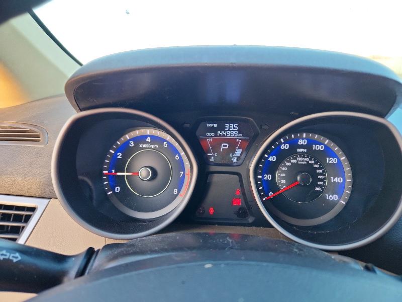 2011 Hyundai Elantra VIN KMHDH4AE0BU090916 COPART salvage auction — FRONT END, Nv - Salvage Title, sold $950 on 2026-07-02 (photo 9)