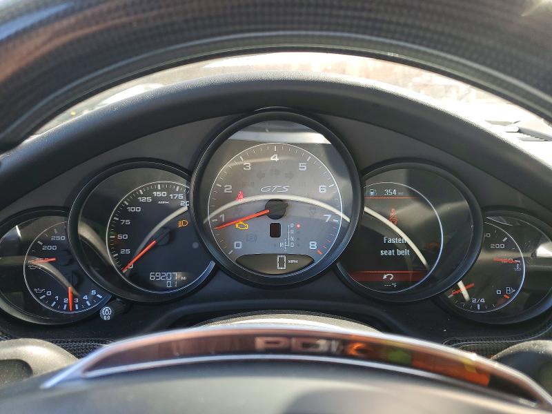 2013 Porsche Panamera VIN WP0AF2A73DL075824 COPART salvage auction — FRONT END, CA - SALVAGE CERTIFICATE, sold $6,300 on 2026-07-08 (photo 9)