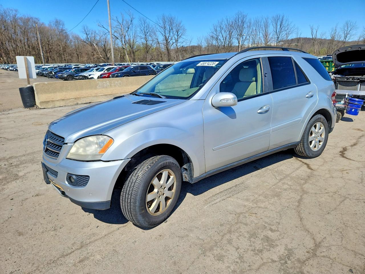 2007 Mercedes-Benz M-Class VIN 4JGBB86E17A249136 COPART salvage auction — Front End, NY - CERT OF TITLE W/UNSATISFD LIEN, sold $425 on 2026-07-03 (photo 1)