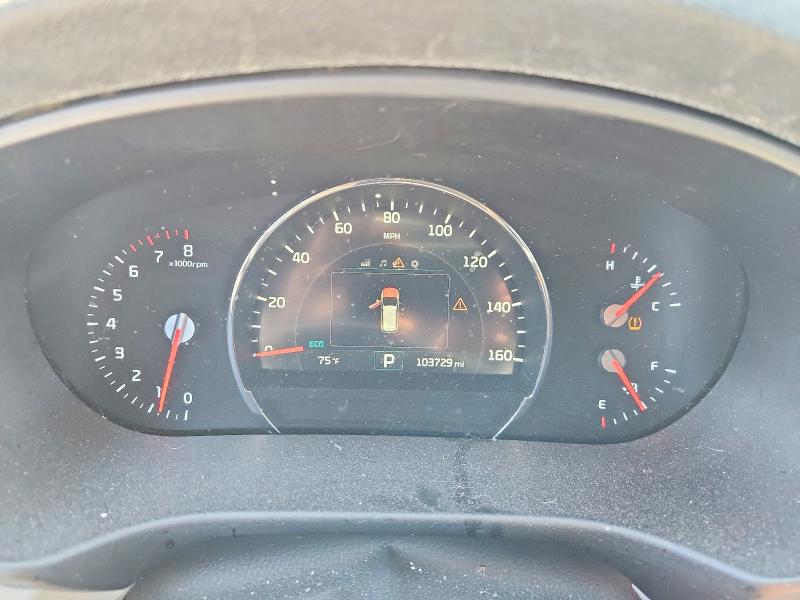 2018 Kia Sorento VIN 5XYPH4A58JG365109 COPART salvage auction — FRONT END, Il - Salvage Certificate, sold $3,600 on 2026-07-06 (photo 9)