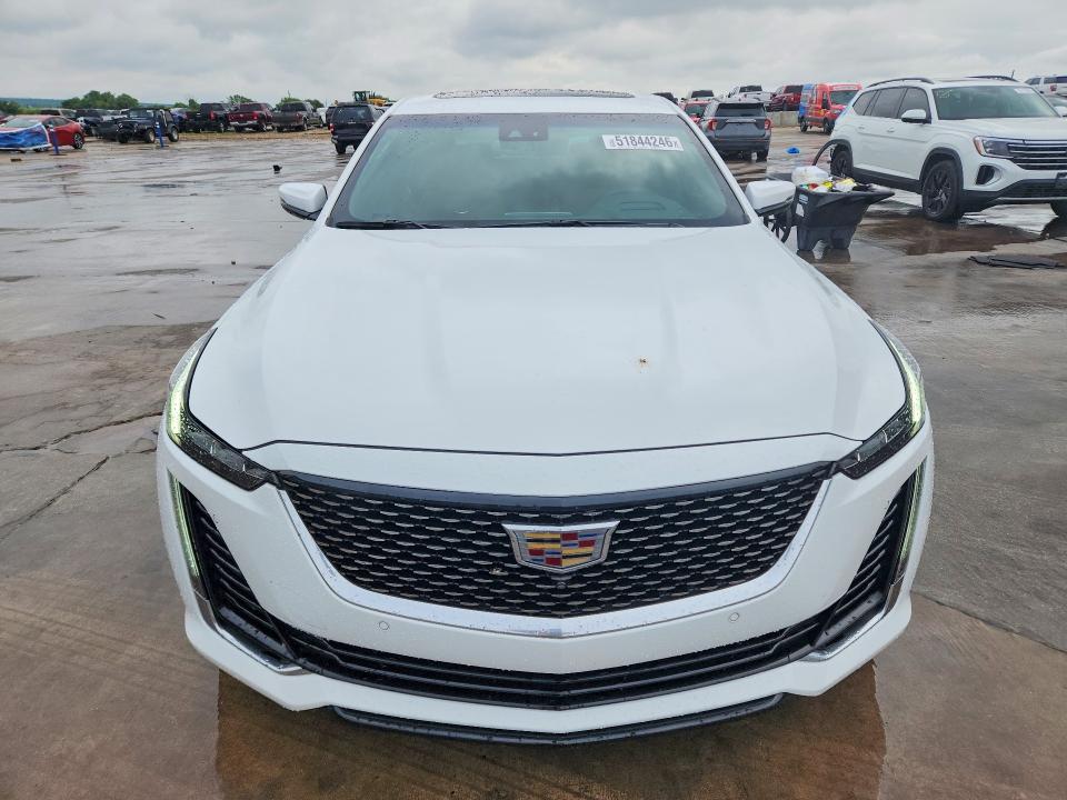 2024 Cadillac Ct5 VIN 1G6DN5RK9R0118679 COPART salvage auction — SIDE, Tx - Salvage Vehicle Title, sold $18,900 on 2026-07-09 (photo 5)