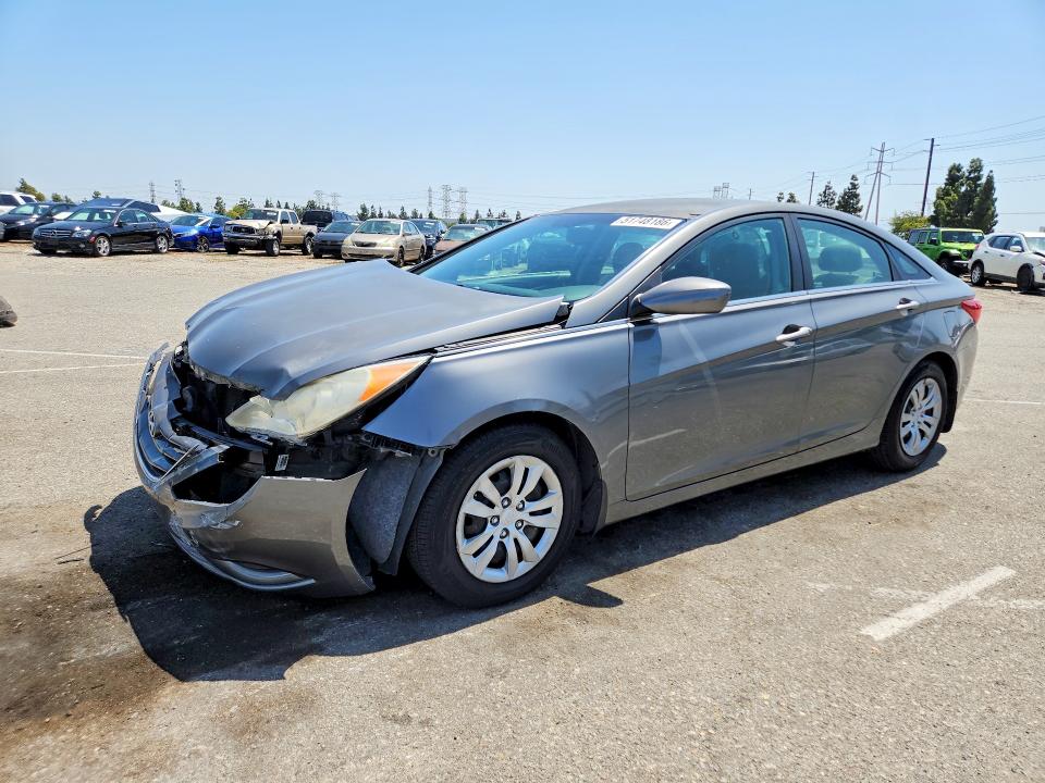 2012 Hyundai Sonata VIN 5NPEB4ACXCH502375 COPART salvage auction — FRONT END, Ca - Salvage Certificate, sold $875 on 2026-07-07 (photo 1)