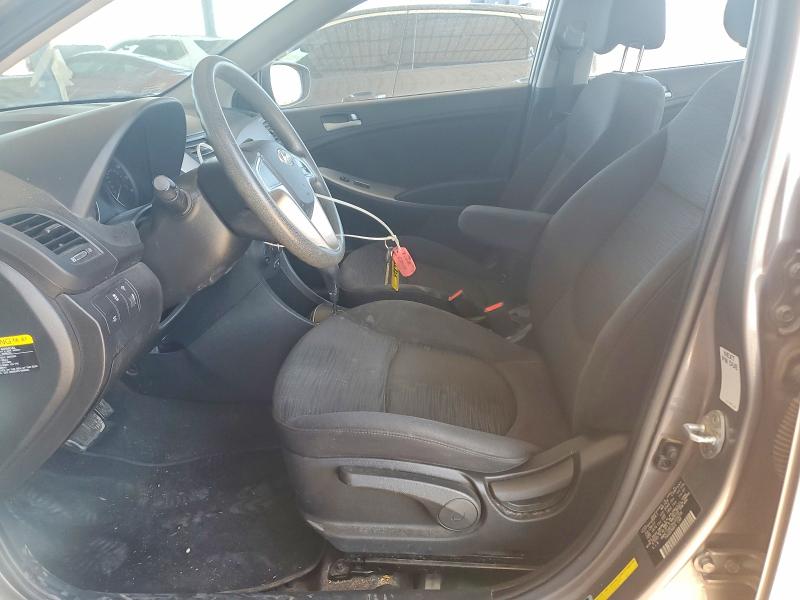 2017 Hyundai Accent VIN KMHCT5AE3HU359256 COPART salvage auction — FRONT END, Salvage Title, sold $1,300 on 2026-07-14 (photo 7)