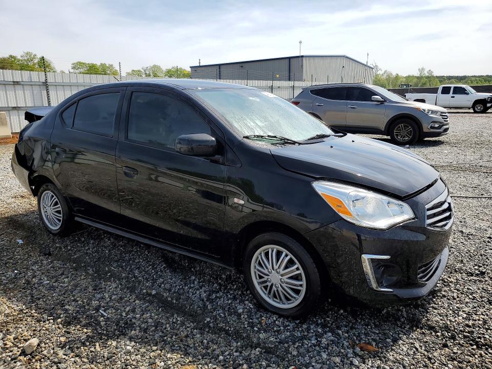 2019 Mitsubishi Mirage VIN ML32F3FJ9KHF11306 COPART salvage auction — REAR END, Sc - Cert Of Title-Salvage, sold $1,700 on 2026-07-20 (photo 4)