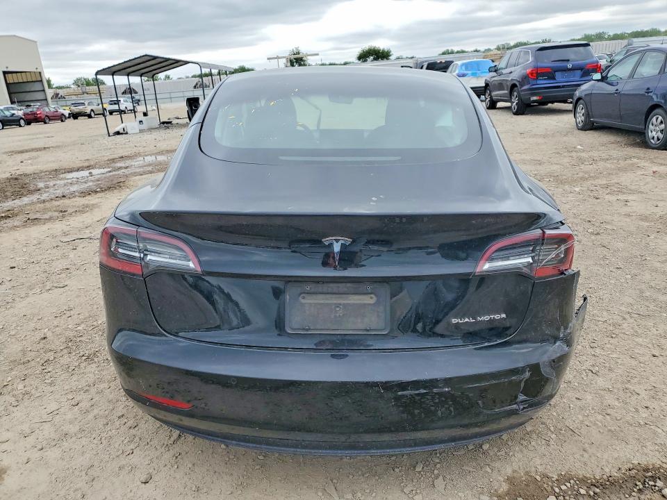 2022 Tesla Model 3 VIN 5YJ3E1EB2NF203544 COPART salvage auction — SIDE, Ks - Cert Of Title-Salvage, sold $6,000 on 2026-07-09 (photo 6)