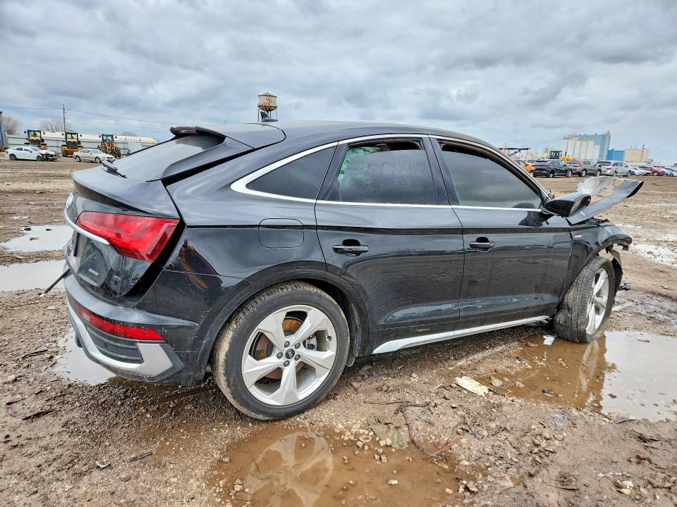 2021 Audi Q5 sportback VIN WA15AAFY6M2115759 COPART salvage auction — BURN, Il - Salvage Certificate, sold $1,600 on 2026-07-10 (photo 3)