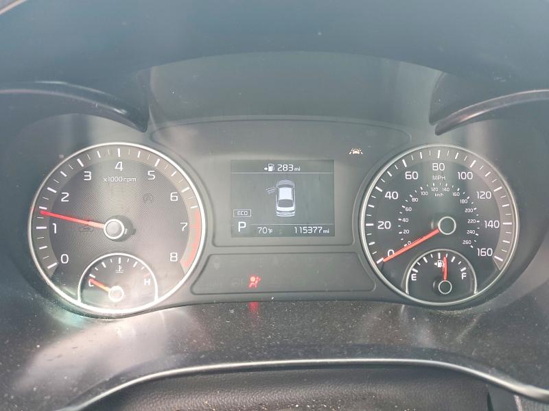 2019 Kia Optima VIN 5XXGT4L3XKG275816 COPART salvage auction — FRONT END, Ia - Salvage W/Salvage History, sold $1,500 on 2026-07-06 (photo 9)
