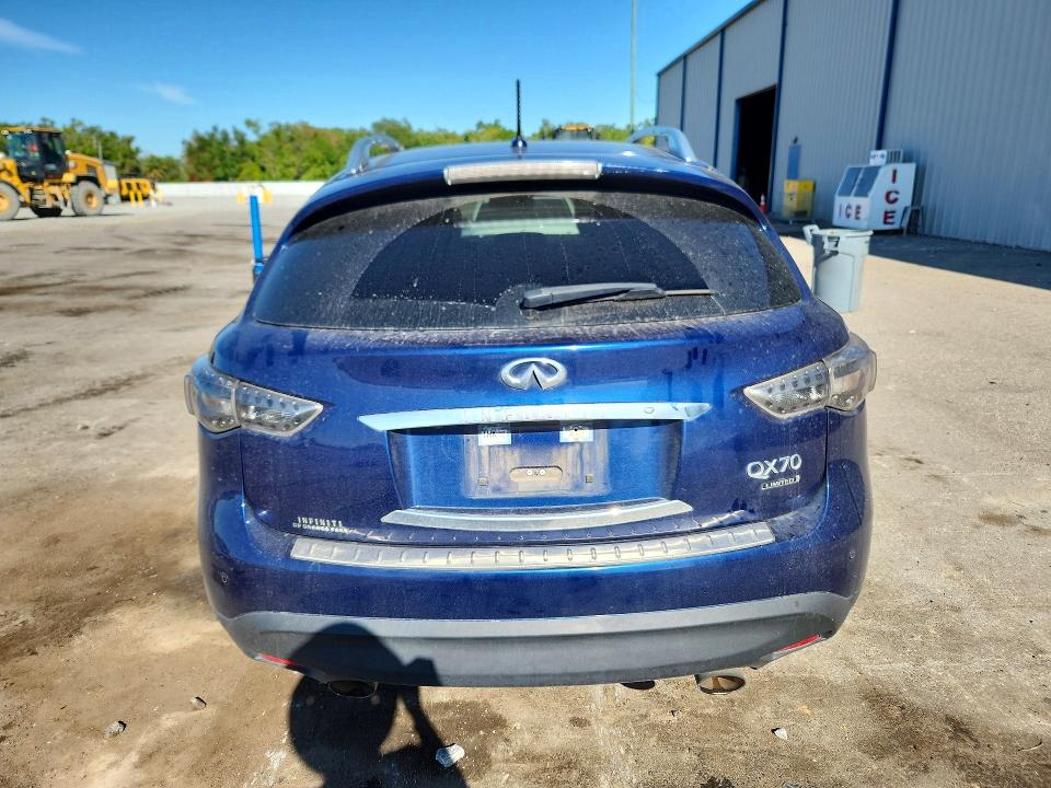2017 Infiniti Qx70 VIN JN8CS1MU7HM140761 COPART salvage auction — FRONT END, Fl - Cert Of Title Slvg Rebuildable, sold $625 on 2026-07-08 (photo 6)