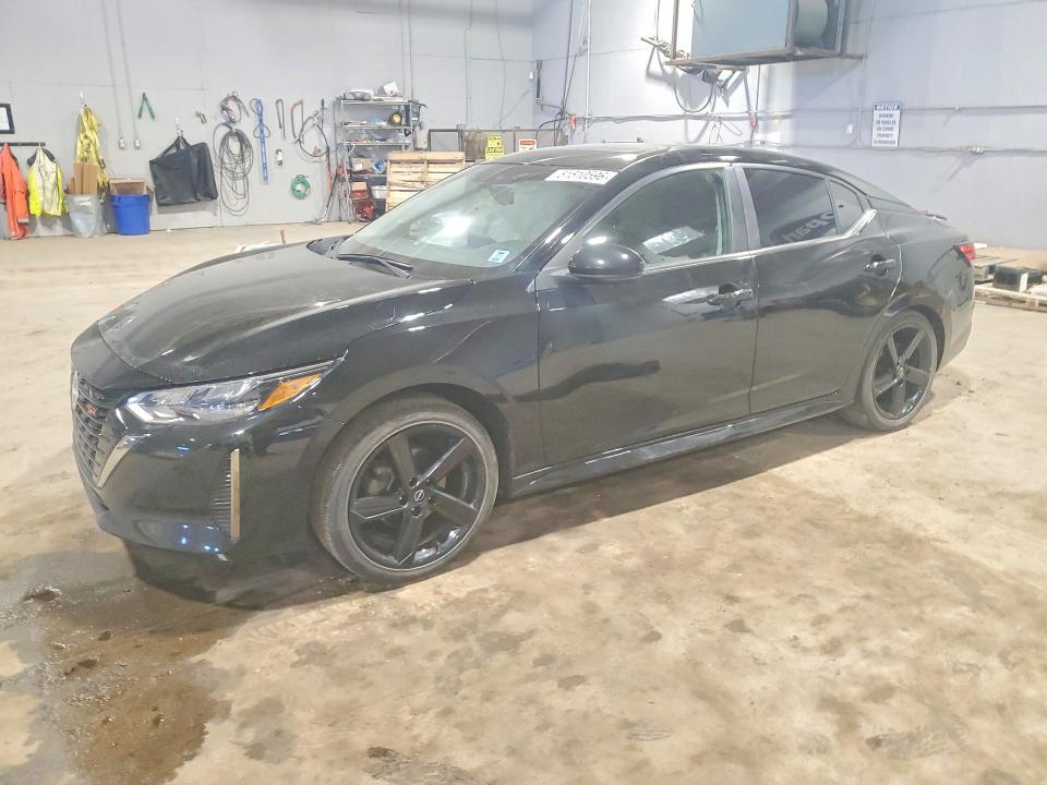 2025 Nissan VIN 3N1AB8DV7SY225417 COPART salvage auction — REAR END, NS - SALVAGE TITLE, sold $6,900 on 2026-07-02 (photo 1)