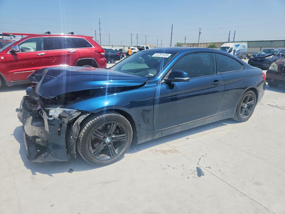 2015 BMW 4er VIN WBA3N3C50FK232518 COPART salvage auction — FRONT END, Tx - Salvage Vehicle Title, sold $1,850 on 2026-07-07 (photo 1)