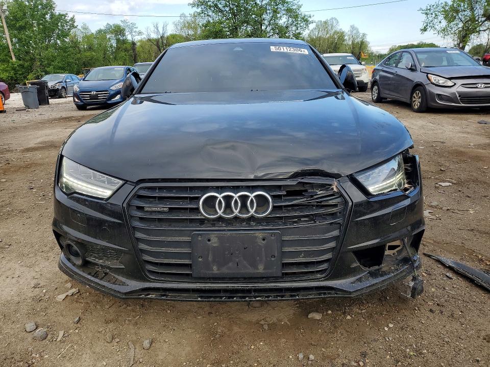 2018 Audi A7 VIN WAUW3AFC0JN091037 COPART salvage auction — FRONT END, Md - Cert Of Salvage > 75% Damage, sold $125 on 2026-07-02 (photo 5)