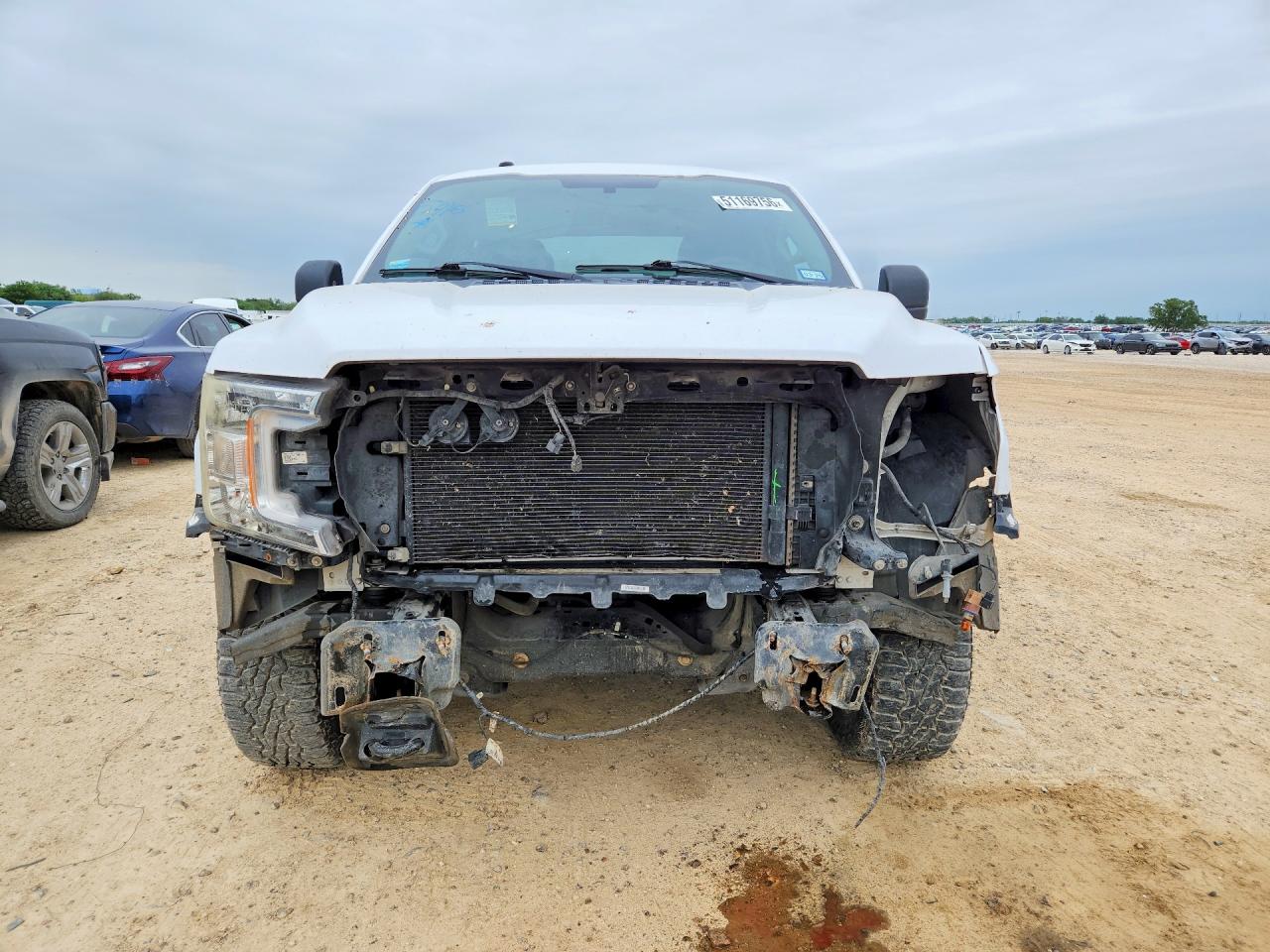 2018 Ford F-150 Lightning VIN 1FTEW1E52JKE22615 COPART salvage auction — Front End, TX - CERTIFICATE OF TITLE, sold $7,000 on 2026-07-09 (photo 5)