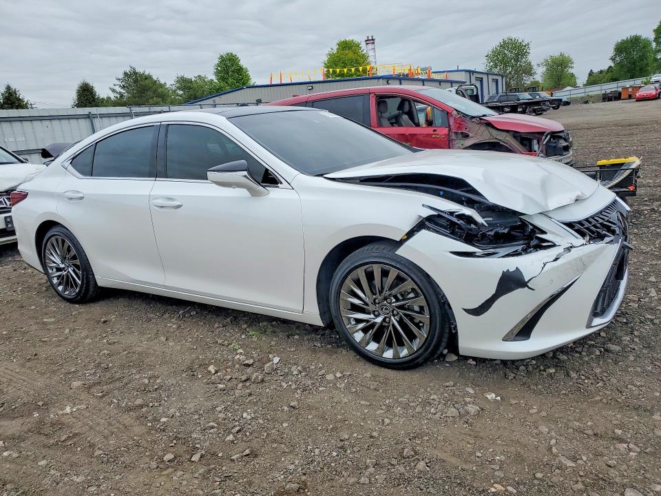 2025 Lexus ES VIN 58AFZ1B1XSU185251 COPART salvage auction — FRONT END, Md - Cert Of Salvage > 75% Damage, sold $26,500 on 2026-07-27 (photo 4)