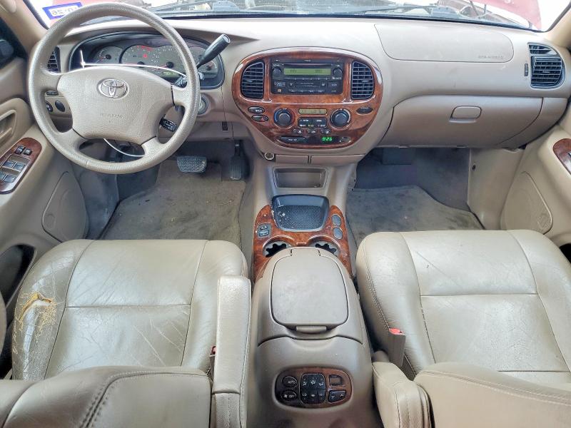 2003 Toyota Sequoia VIN 5TDZT34A63S192433 COPART salvage auction — REAR END, Tx - Salvage Vehicle Title, sold $875 on 2026-07-06 (photo 8)