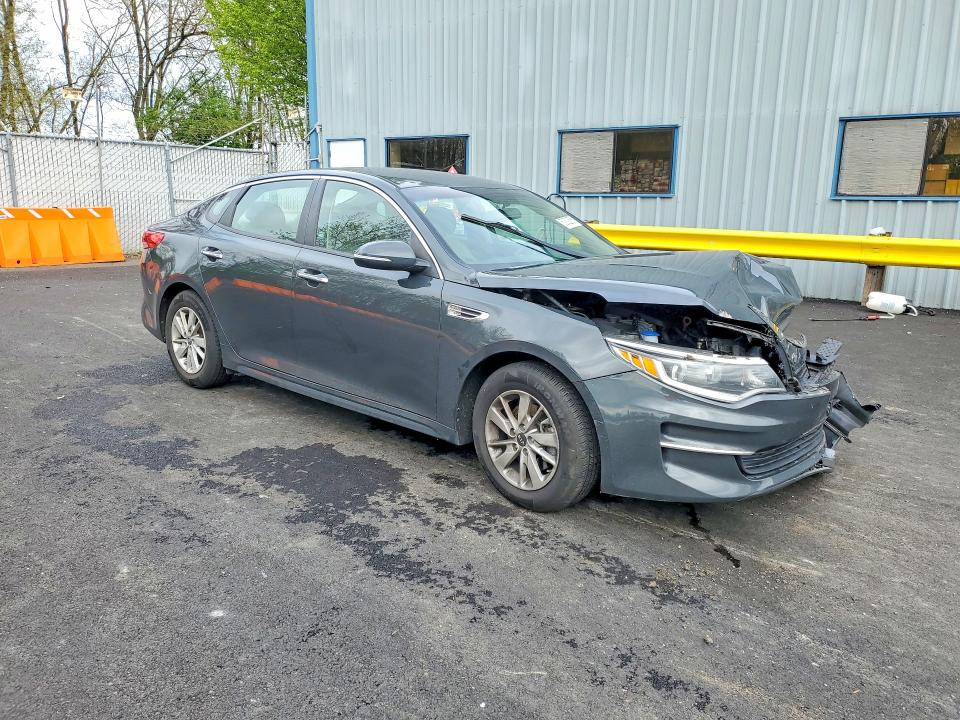 2016 Kia Optima VIN 5XXGT4L30GG017859 COPART salvage auction — FRONT END, Or - Lien Papers Salvage, sold $150 on 2026-07-29 (photo 4)
