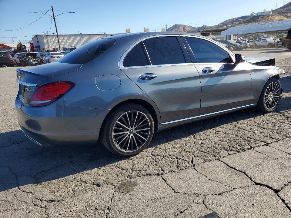 2021 Mercedes-benz C-klasse VIN W1KWF8DBXMR630571 COPART salvage auction — FRONT END, Ca - Salvage Certificate, sold $4,500 on 2026-07-09 (photo 3)
