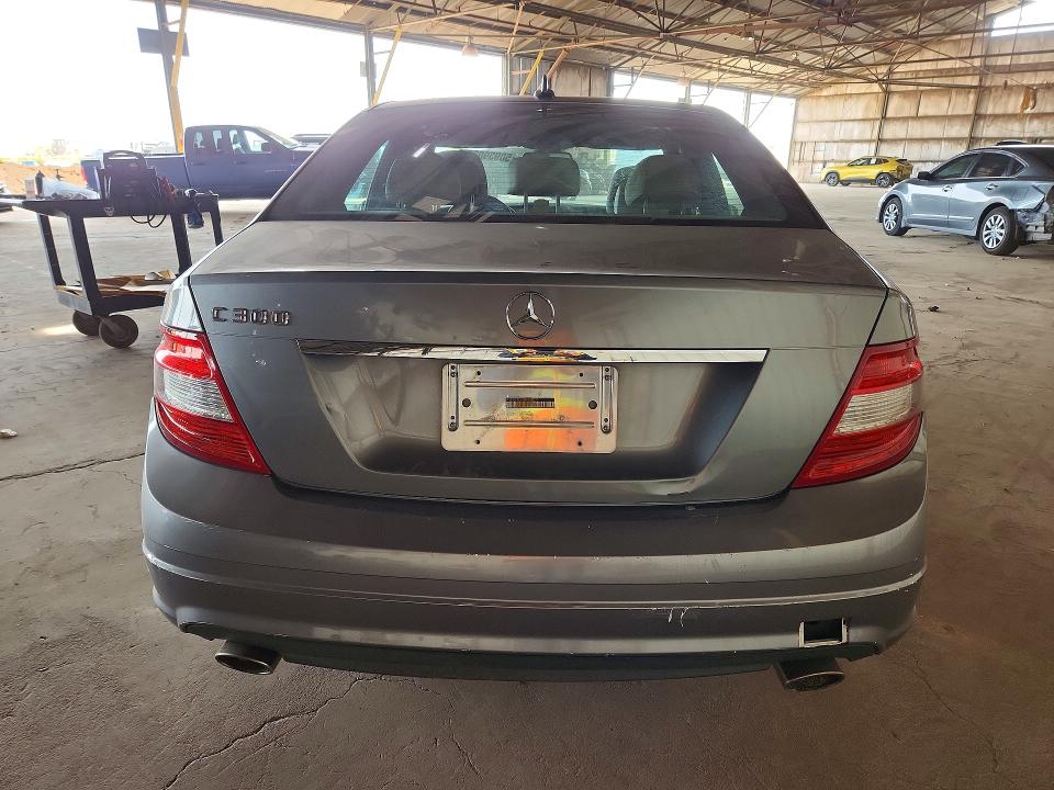 2011 Mercedes-benz C-klasse VIN WDDGF5EB1BA417022 COPART salvage auction — FRONT END, Az - Cert Of Title - Salvage, sold $500 on 2026-07-20 (photo 6)