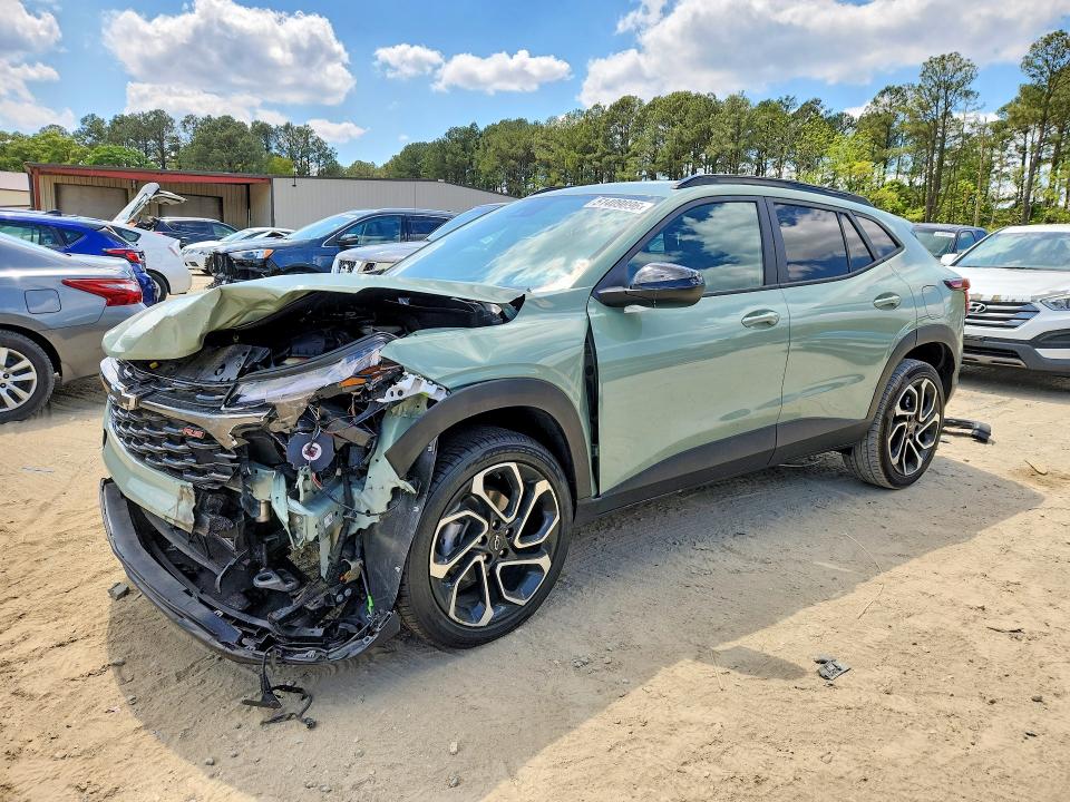2024 Chevrolet VIN KL77LJE28RC131790 COPART salvage auction — FRONT END, Md - Cert Of Salvage > 75% Damage, sold $4,750 on 2026-07-07 (photo 1)