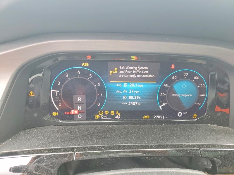 2024 Volkswagen VIN 1V2JE2CA5RC243187 COPART salvage auction — FRONT END, Al - Cert Of Title-Salvage Title, sold $8,100 on 2026-07-20 (photo 9)