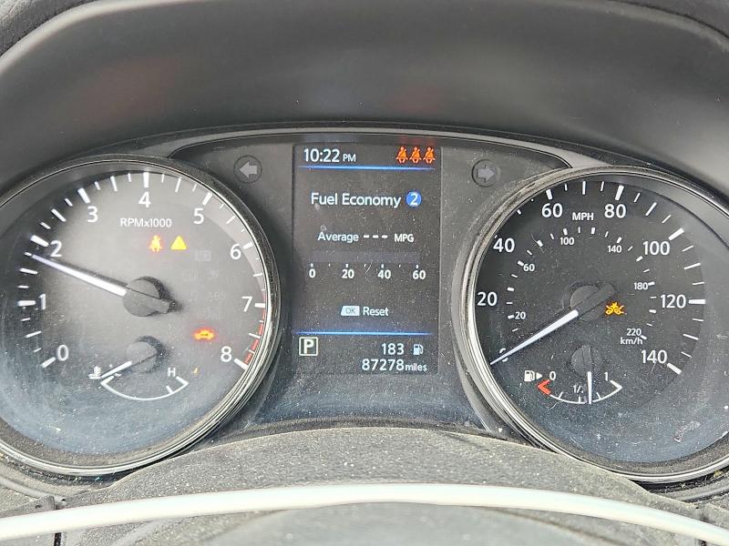 2022 Nissan Rogue VIN JN1BJ1AV7NW581428 COPART salvage auction — FRONT END, Tx - Certificate Of Title, sold $175 on 2026-07-23 (photo 9)