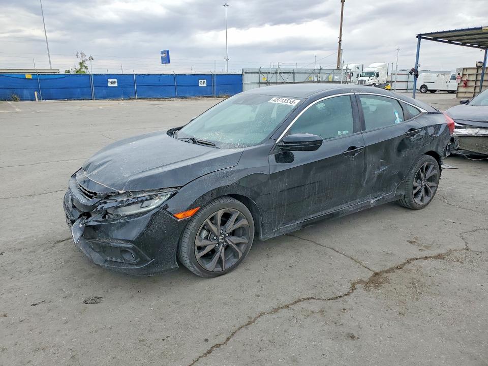 2020 Honda Civic VIN 19XFC2F84LE200773 COPART salvage auction — REAR END, Tx - Salvage Vehicle Title, sold $2,600 on 2026-07-31 (photo 1)