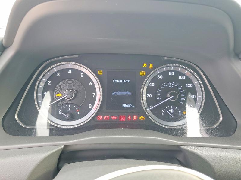 2021 Hyundai Sonata VIN 5NPEG4JA6MH063659 COPART salvage auction — FRONT END, Tx - Salvage Vehicle Title, sold $1,500 on 2026-07-21 (photo 9)