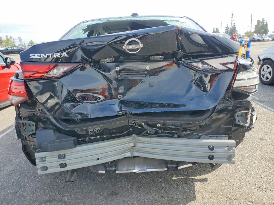 2025 Nissan Sentra VIN 3N1AB8CV1SY407969 COPART salvage auction — FRONT END, Ca - Salvage Certificate, sold $4,050 on 2026-07-02 (photo 6)