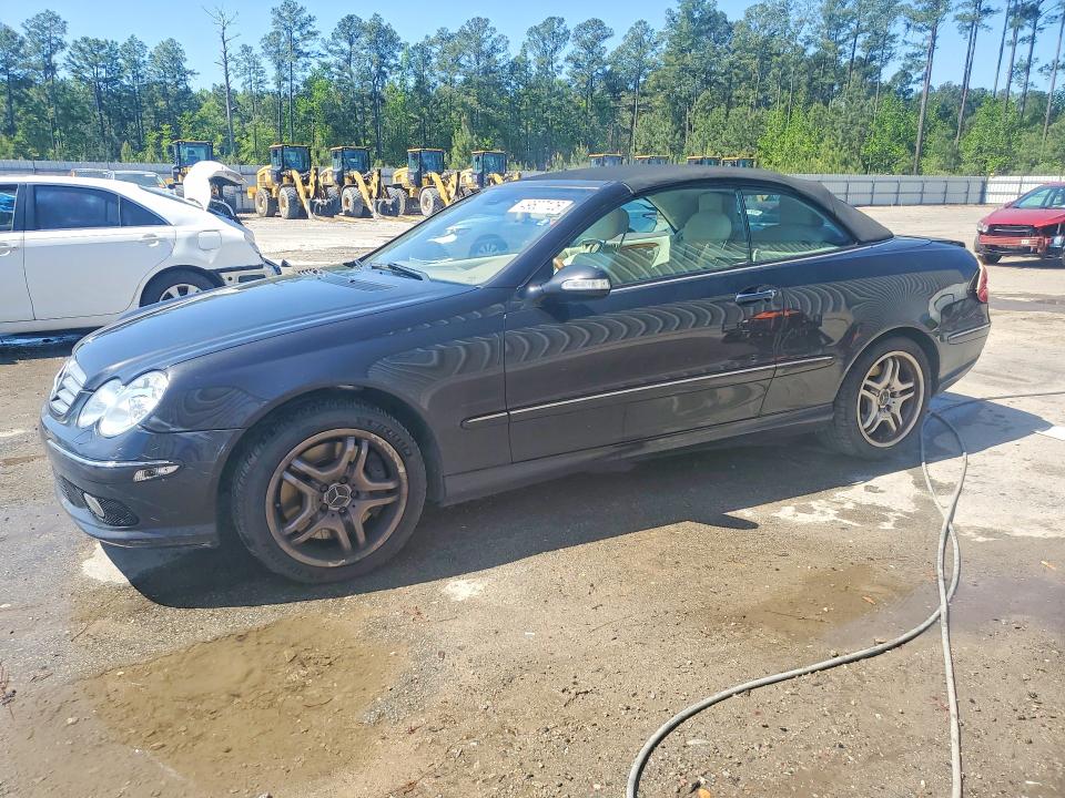 2004 Mercedes-benz Clk-klasse VIN WDBTK75GX4T010219 COPART salvage auction — REAR END, Sc - Cert Of Title-Salvage, sold $1,150 on 2026-07-13 (photo 1)