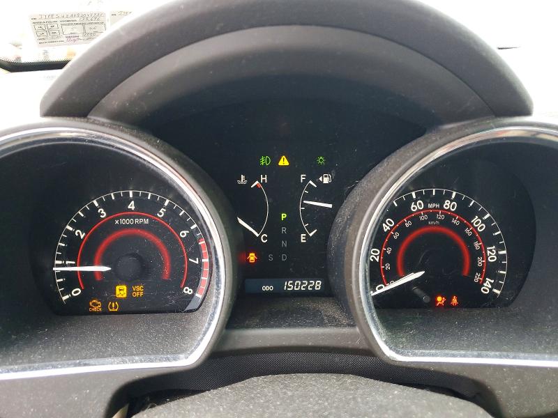 2008 Toyota Highlander VIN JTEES42A082044931 COPART salvage auction — FRONT END, PA - CERTIFICATE OF SALVAGE, sold $2,950 on 2026-07-17 (photo 9)
