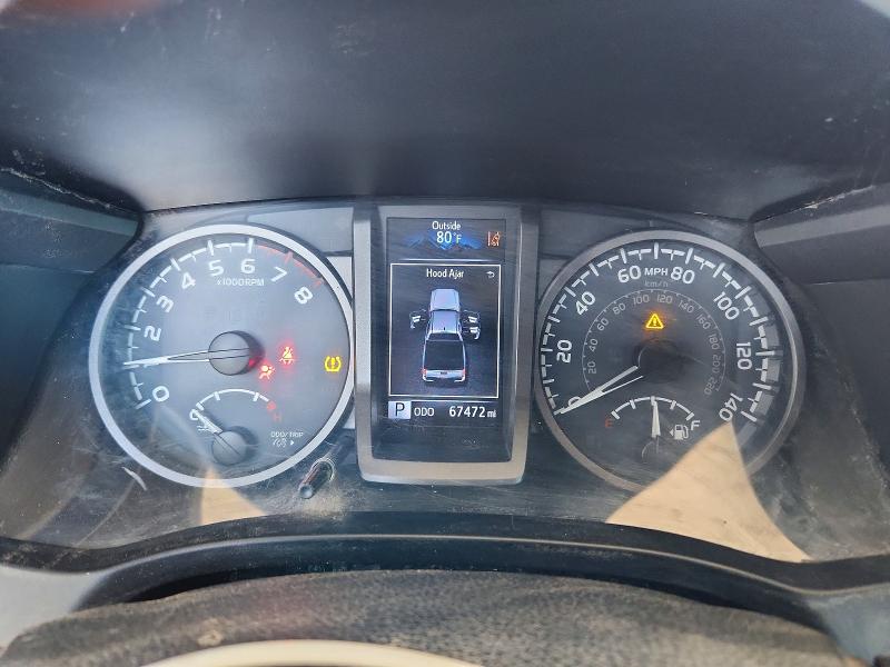 2019 Toyota Tacoma VIN 3TMDZ5BN0KM073043 COPART salvage auction — ROLLOVER, Ca - Salvage Certificate (P), sold $6,300 on 2026-07-02 (photo 9)