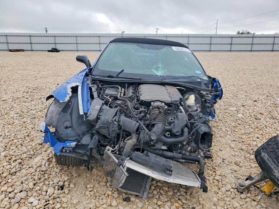 2014 Chevrolet Corvette VIN 1G1YK3D70E5122558 COPART salvage auction — FRONT END, TX - SALVAGE VEHICLE TITLE, sold $7,300 on 2026-07-02 (photo 5)