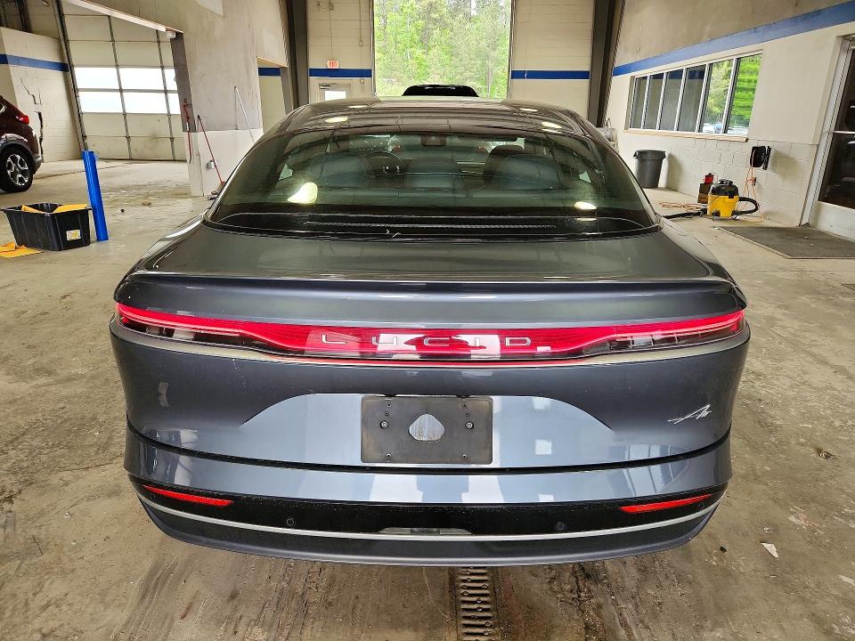 2023 Lucid Air VIN 50EA1PFA2PA007607 COPART salvage auction — FRONT END, Va - Cert Of Title - Salvage, sold $8,800 on 2026-07-02 (photo 6)