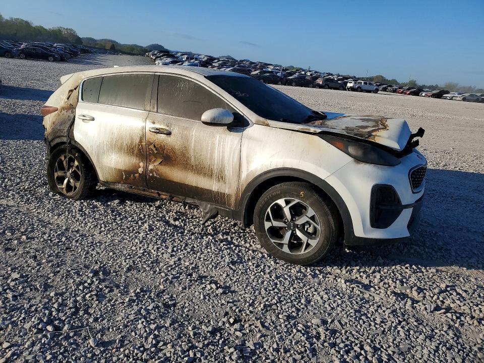 2022 Kia Sportage VIN KNDPM3AC5N7969210 COPART salvage auction — BURN, Tn - Salvage Certificate, sold $350 on 2026-07-30 (photo 4)