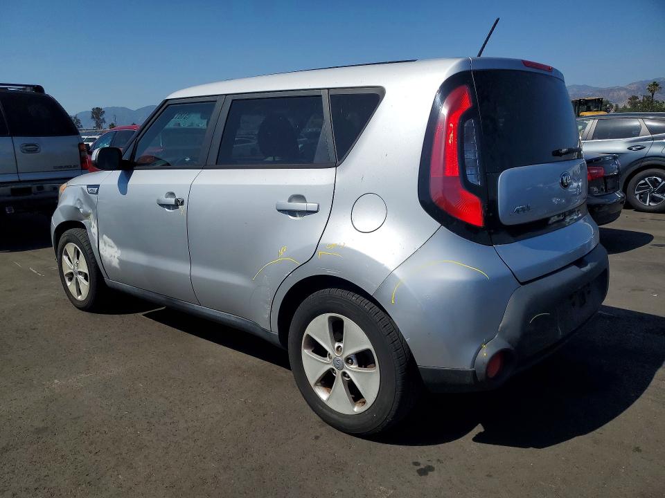 2015 Kia Soul VIN KNDJN2A28F7805293 COPART salvage auction — VANDALISM, Ca - Salvage Certificate, sold $900 on 2026-07-15 (photo 2)