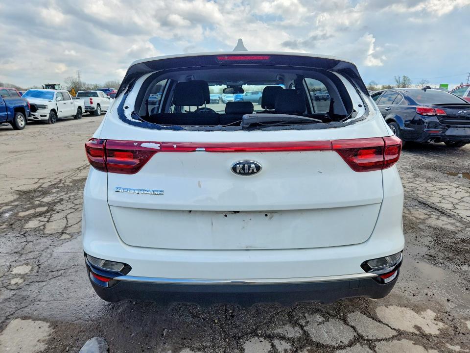 2020 Kia Sportage VIN KNDPM3AC8L7729193 COPART salvage auction — HAIL, Il - Salvage Certificate, sold $4,450 on 2026-07-22 (photo 6)