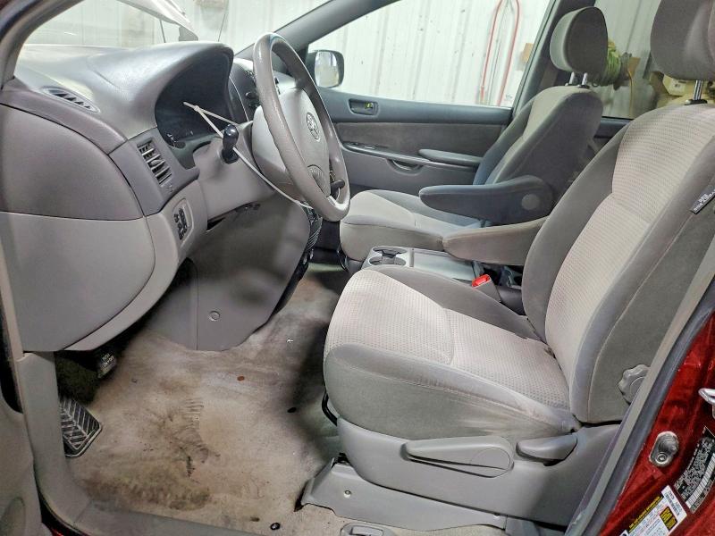 2007 Toyota Sienna VIN 5TDZK23C07S021103 COPART salvage auction — FRONT END, Ia - Cert Of Title-Salvage Title, sold $425 on 2026-07-23 (photo 7)