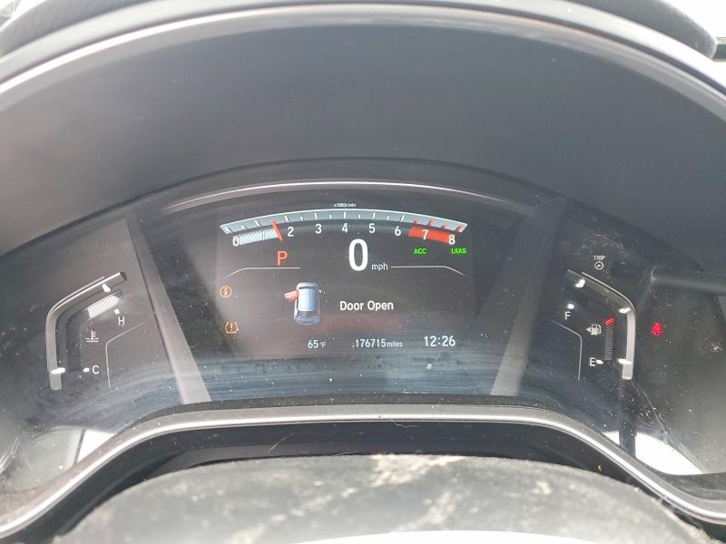 2018 Honda Cr-v VIN 7FARW2H58JE016133 COPART salvage auction — HAIL, In - Certificate Of Title, sold $5,800 on 2026-07-21 (photo 9)