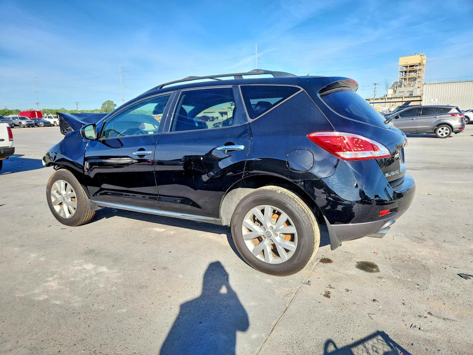 2014 Nissan Murano VIN JN8AZ1MW2EW516075 COPART salvage auction — FRONT END, Id - Salvage Certificate Of Title, sold $375 on 2026-07-15 (photo 2)