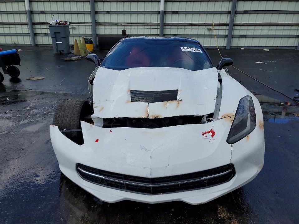 2015 Chevrolet Corvette stingray VIN 1G1YK2D78F5120200 COPART salvage auction — FRONT END, Fl - Cert Of Title Slvg Rebuildable (P), sold $11,300 on 2026-07-13 (photo 5)