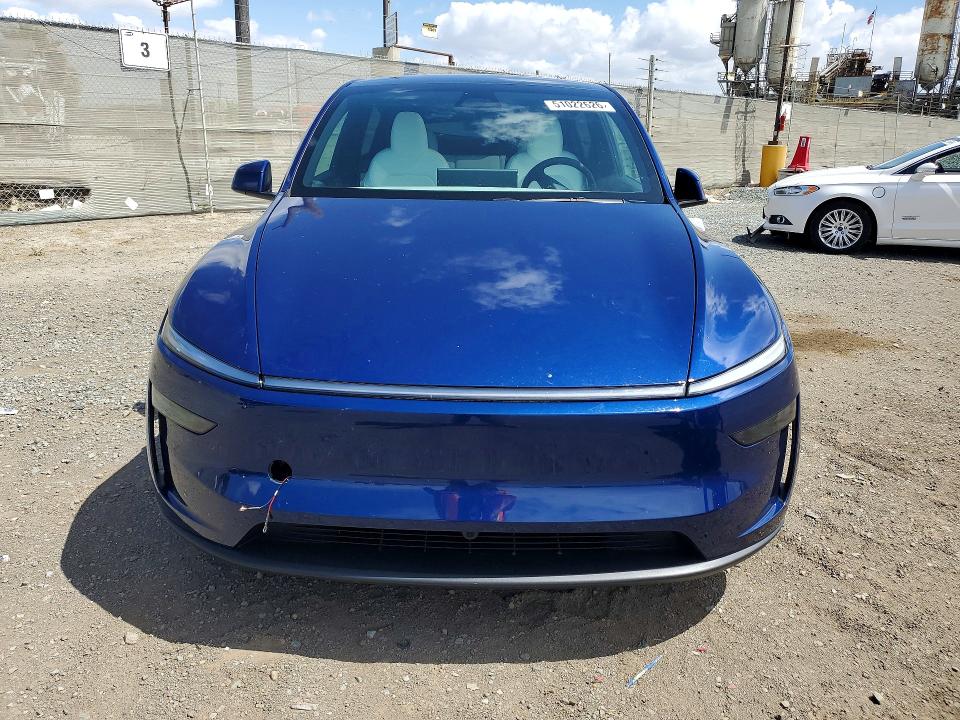2026 Tesla Model y VIN 7SAYGDEE2TF609237 COPART salvage auction — REAR END, Ca - Salvage Certificate, sold $21,500 on 2026-07-10 (photo 5)