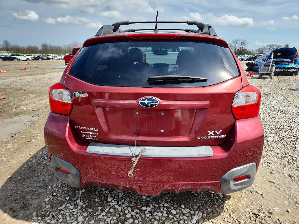 2014 Subaru Xv VIN JF2GPAVC8E8212741 COPART salvage auction — FRONT END, OH - CERT OF TITLE-SALVAGE, sold $725 on 2026-07-31 (photo 6)